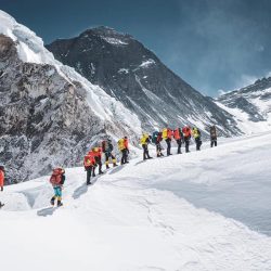 Khumbu Icefall Route Opened Up to Camp II for Everest Climbers sagarmatha-arohan