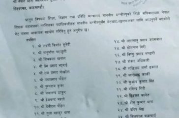 teacher list