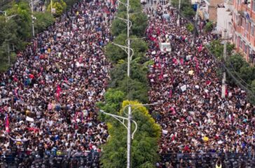 Genz-Protest-Drone-view