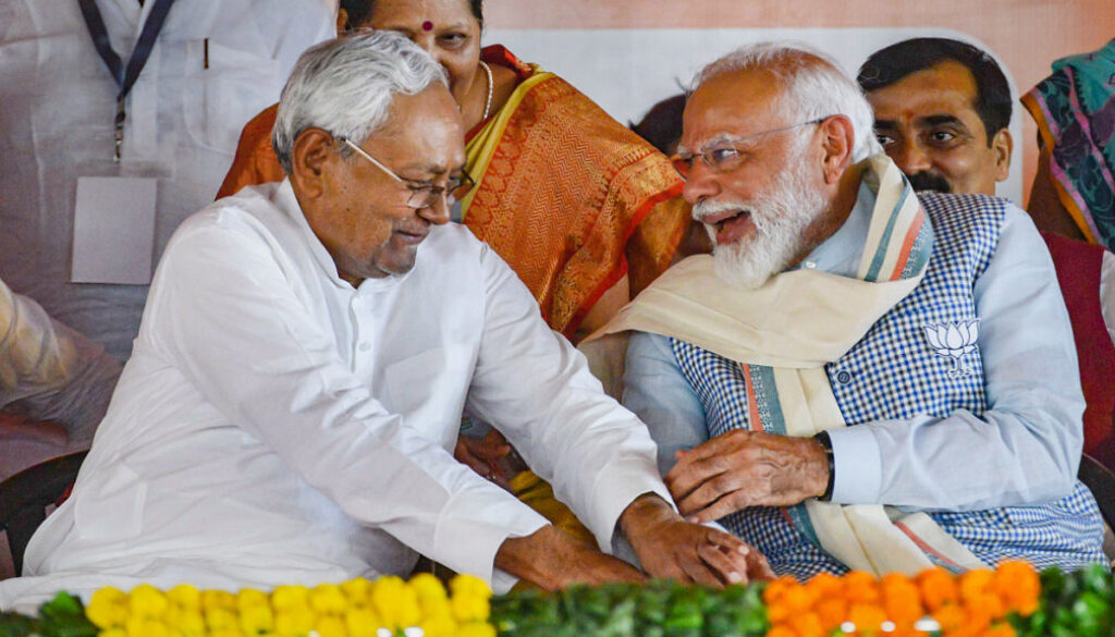 nitish-kumar and narendra modi
