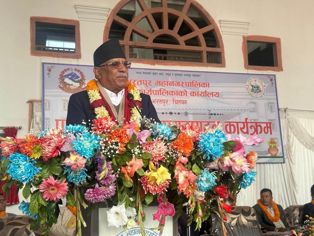 चुनाव हुन्छ की हुँदैन भनेर अन्योलतामा नबस्न संयोजक प्रचण्डको आग्रह