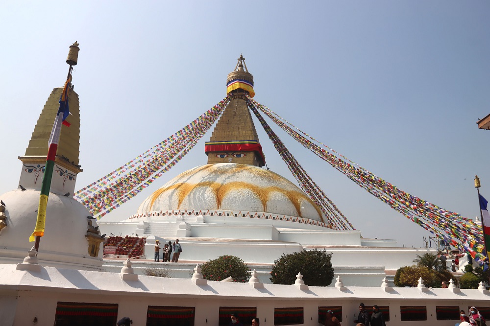 पर्यटकीय तथा धार्मिक स्थल बौद्धनाथ स्तूप (फोटो)