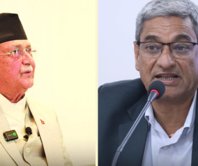 Kp oli and ramesh Lekhak