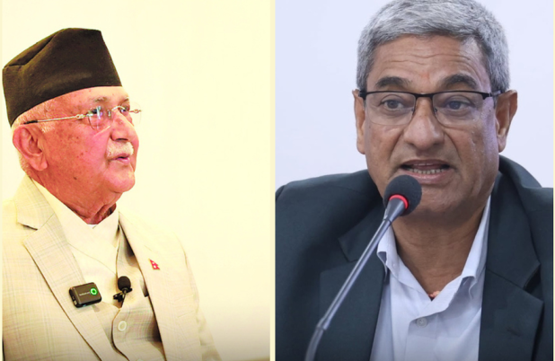 Kp oli and ramesh Lekhak