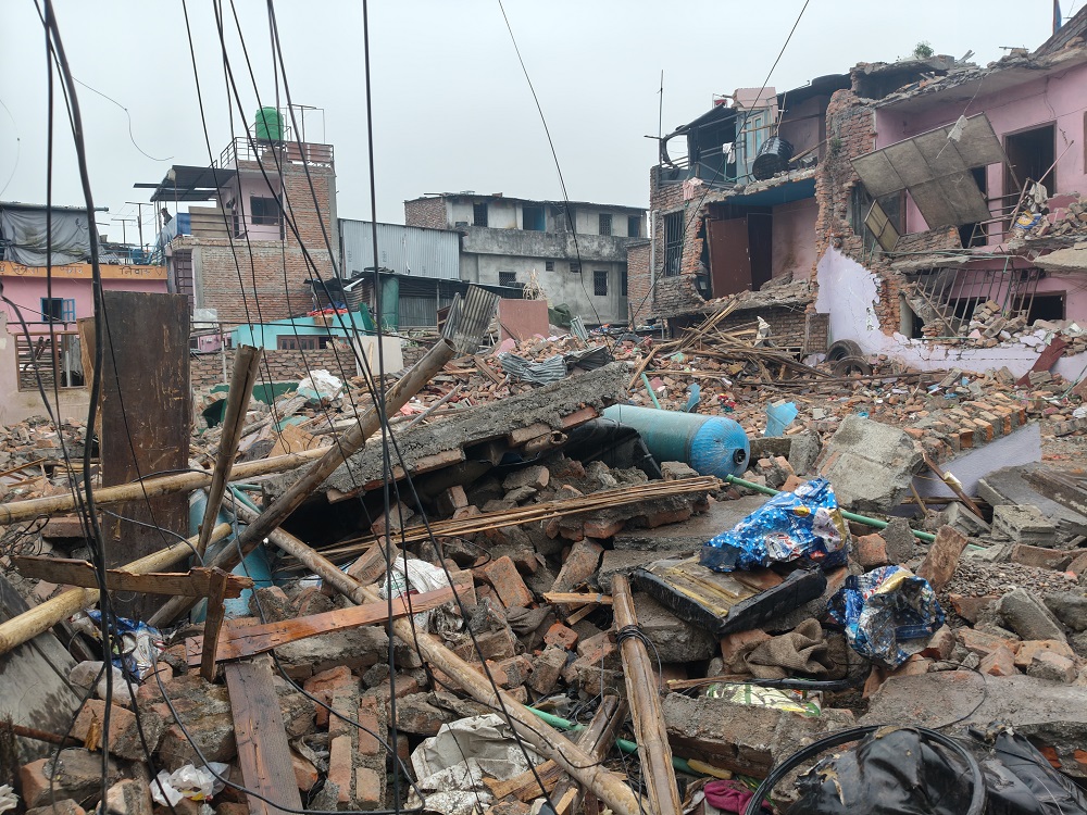 काठमाडौँका तीन सुमबासी बस्ती अतिक्रमणमुक्त