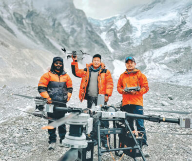 drone in everest