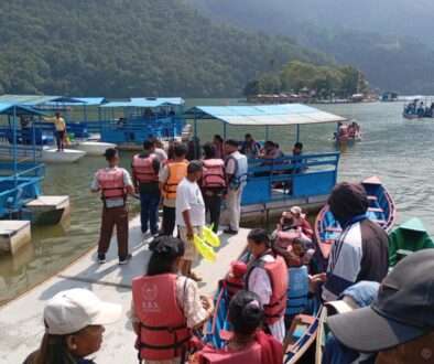 indian tourist in pokhara