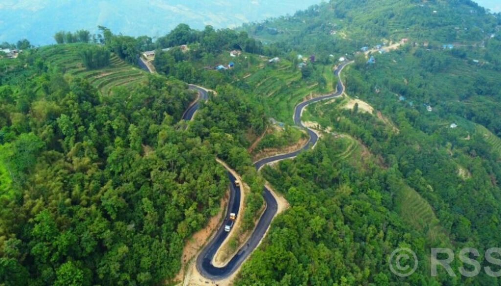 road jhayaupokhari