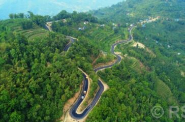 road jhayaupokhari