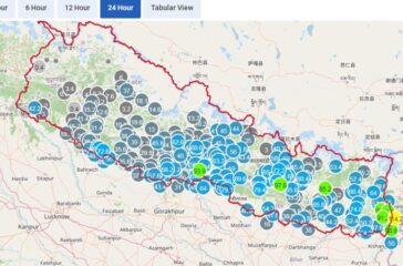 Rainfall all nepal