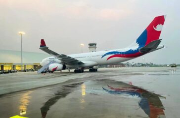 nepal airlines plane