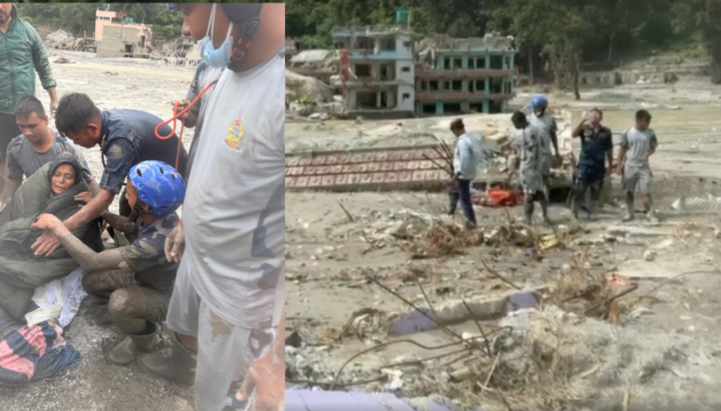rescued women