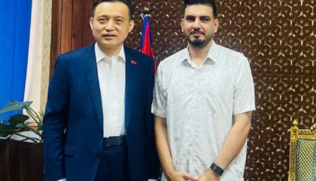 sunil lamsal with chinese
