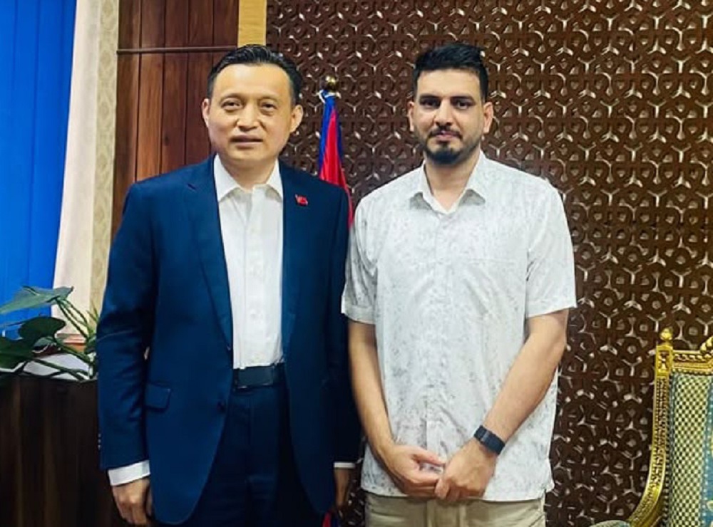 sunil lamsal with chinese